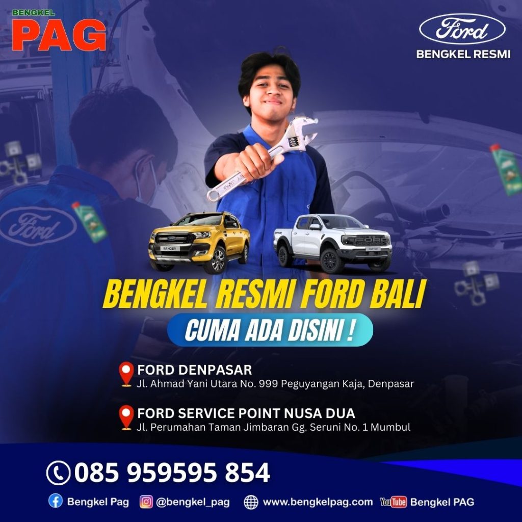 Daftar Bengkel Resmi Ford di Bali