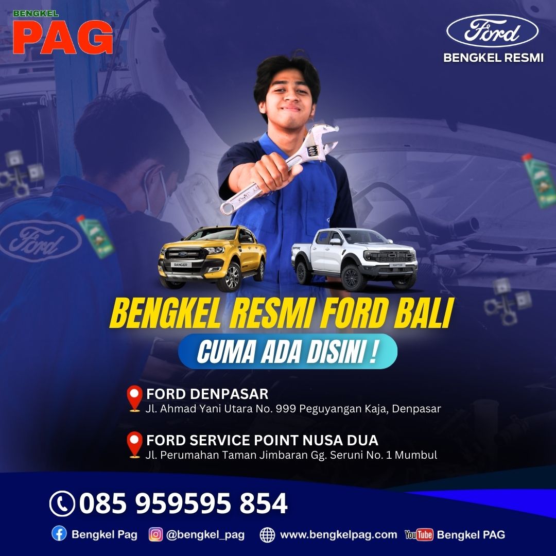 Daftar Bengkel Resmi Ford di Bali